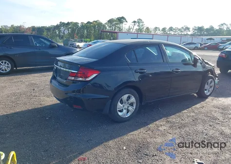 2014 Honda Civic Lx from USA, damaged, VIN 19XFB2F51EE073217